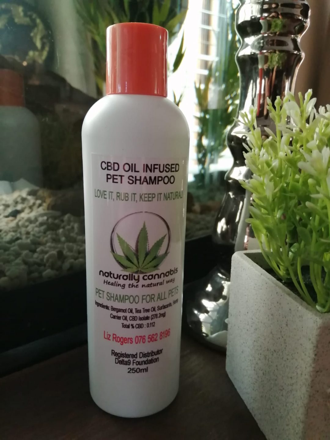 Animal Shampoo 280mg CBD (250ml) Naturally Cannabis